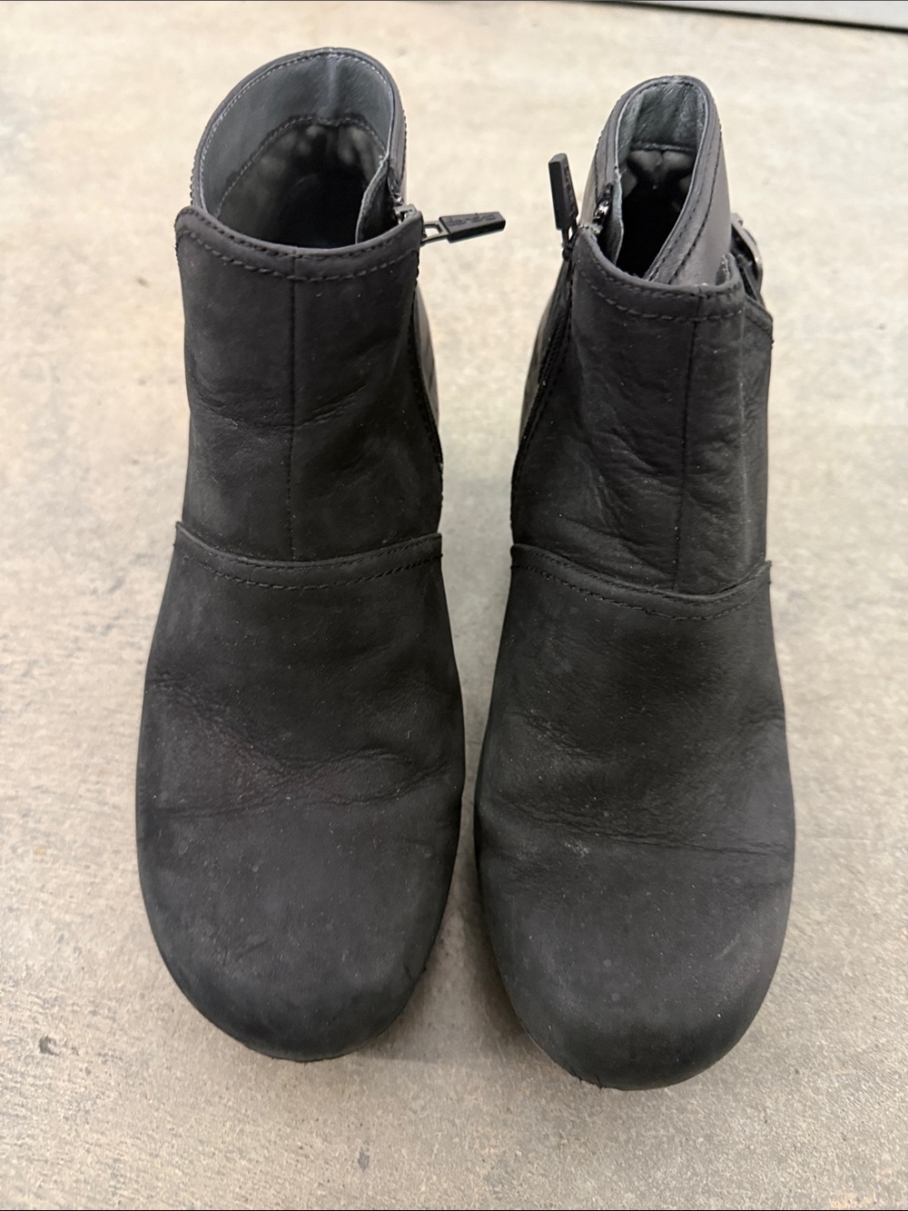 Women’s Black Ankle Booties - Sleek Zip Closure